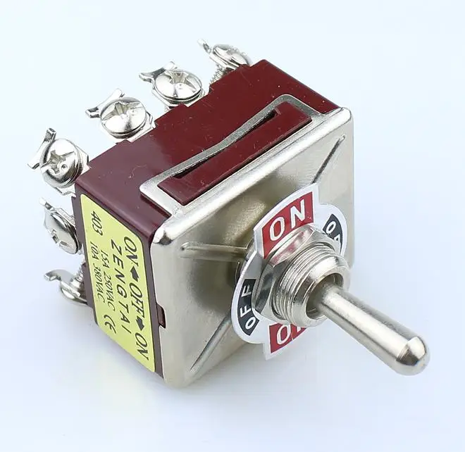 1 шт. E TEN 403 10A/380VAC 15A/250VAC переключатель 12 футов 3 Переключение коромысла