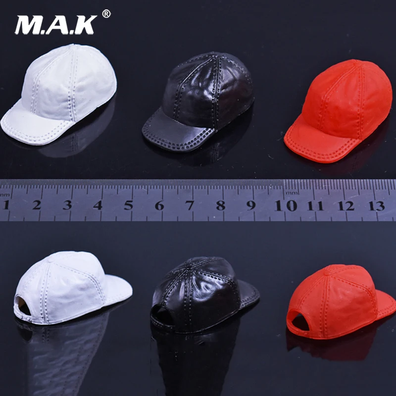 

Hot Toys 1:6 Scale fashion hat for woman girl Rubber cap White/ red/black Fit 12" Action figure Male Body Accessories