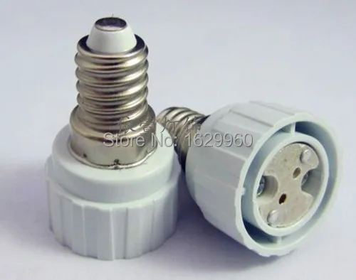 Адаптер для светодиодной лампы E14 на MR16/G4/G5.3 100 шт./лот|bulb lamp adapter|e14 tolight bulb adapters |