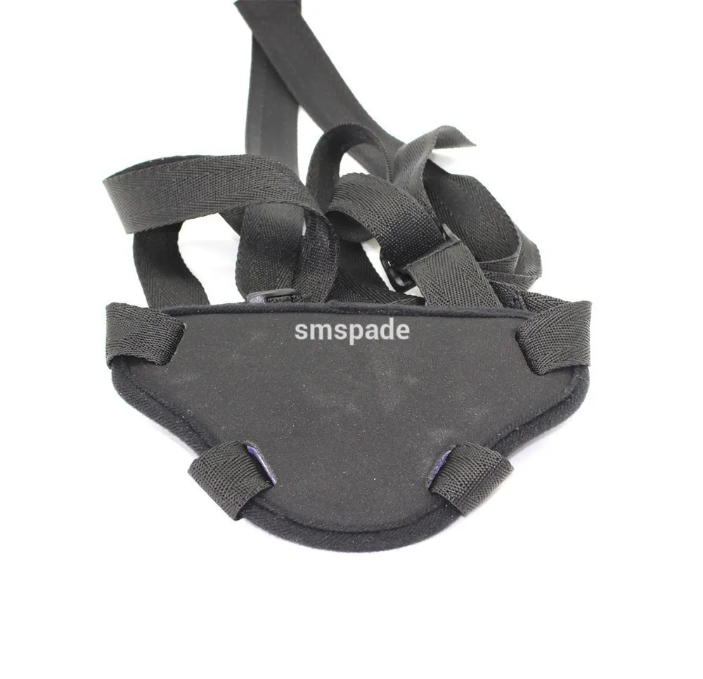 SMSPADE 130*35 мм пурпурный фаллоимитатор на ремешке ремешок женском для большого