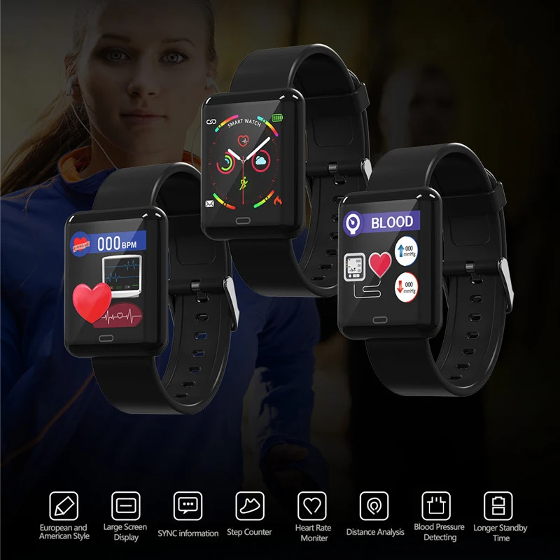 LYKRY F5 PPG Smart Band смарт-браслет для фитнеса крови Давление мониторинга сердечного