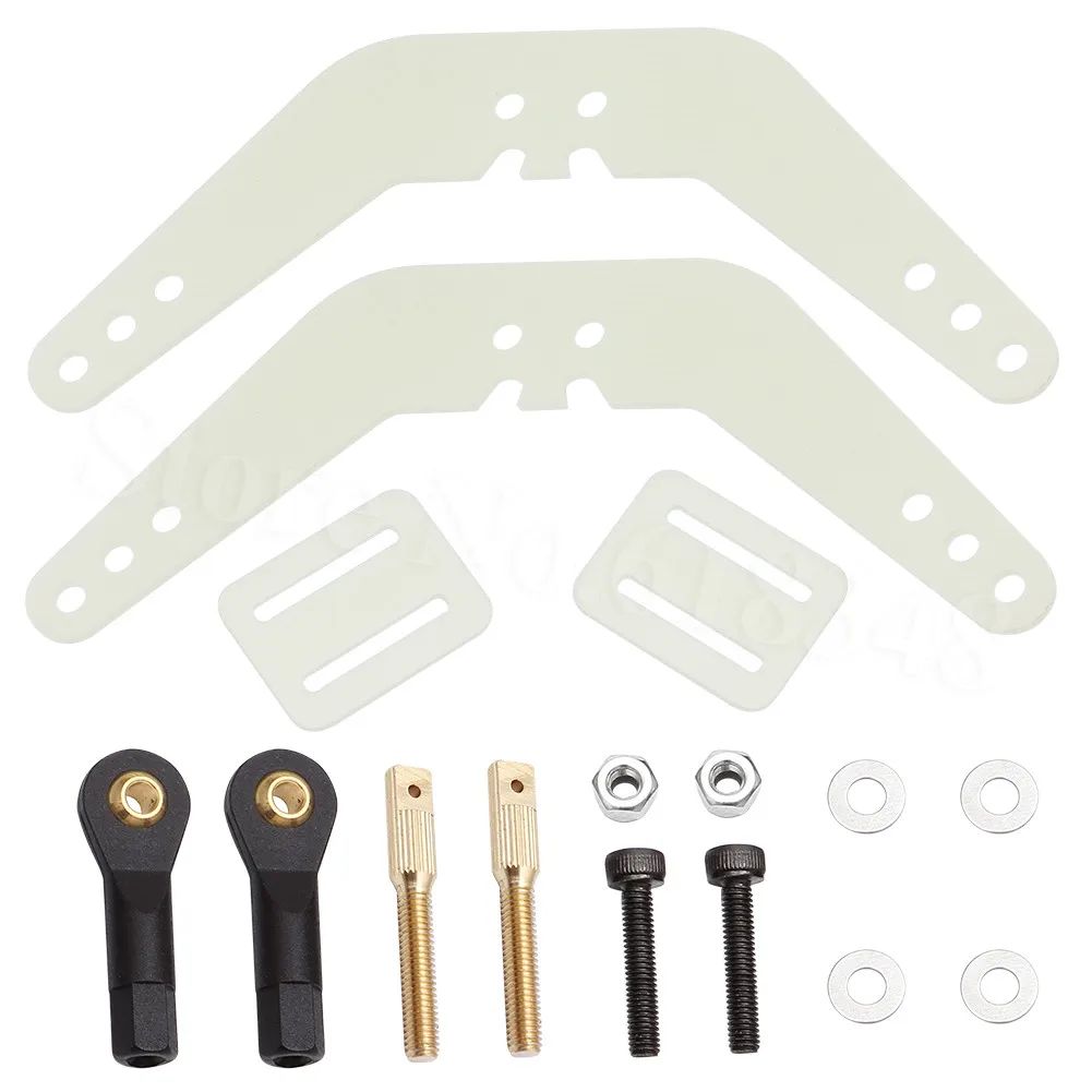 Комплект руля 3x1.5x17.5x15xL90mm запчасти для RC Самолет работающий на бензине 50cc ~