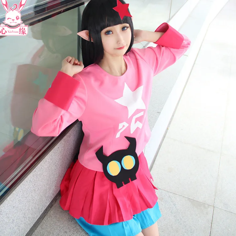 

Новый Harajuku аниме Aotu мира Косплей Kalie повседневной женской одежды для Хэллоуина; Праздничная одежда наряд для костюмированной вечеринки японский мультфильм