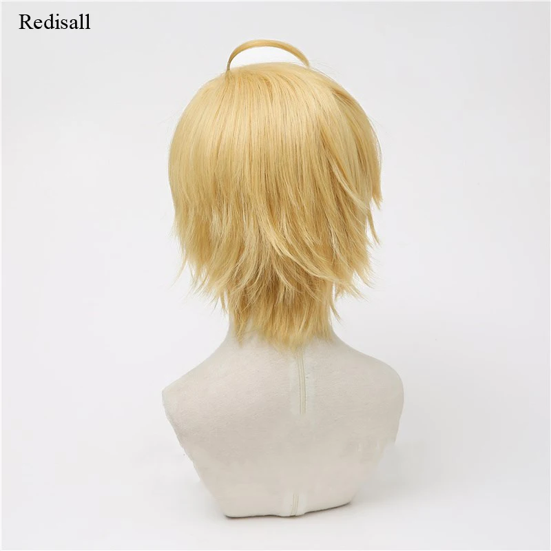 IDOLiSH7 Nagi Rokuya короткие золотые волосы косплей синтетические волосы ролевые игры Хэллоуин парик для взрослых