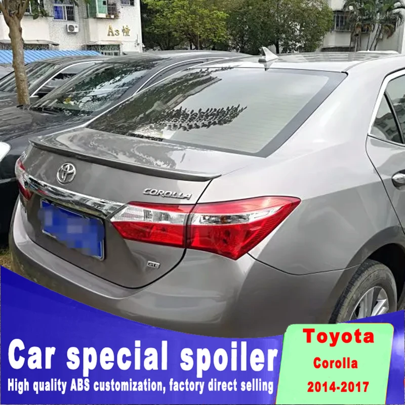 Профессиональный завод высокого качества corolla D режим до уменьшить сопротивление воздуха спойлер заказной цвет спойлер ALTIS