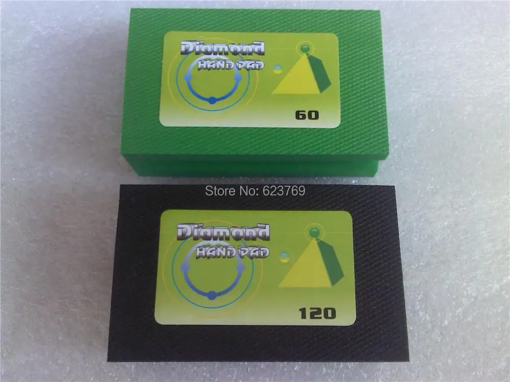 

RZZ 2pcs/lot Diamond Grinding Hand Pads Abrasive Pads for Glass Stone Tile etc. Free Ship