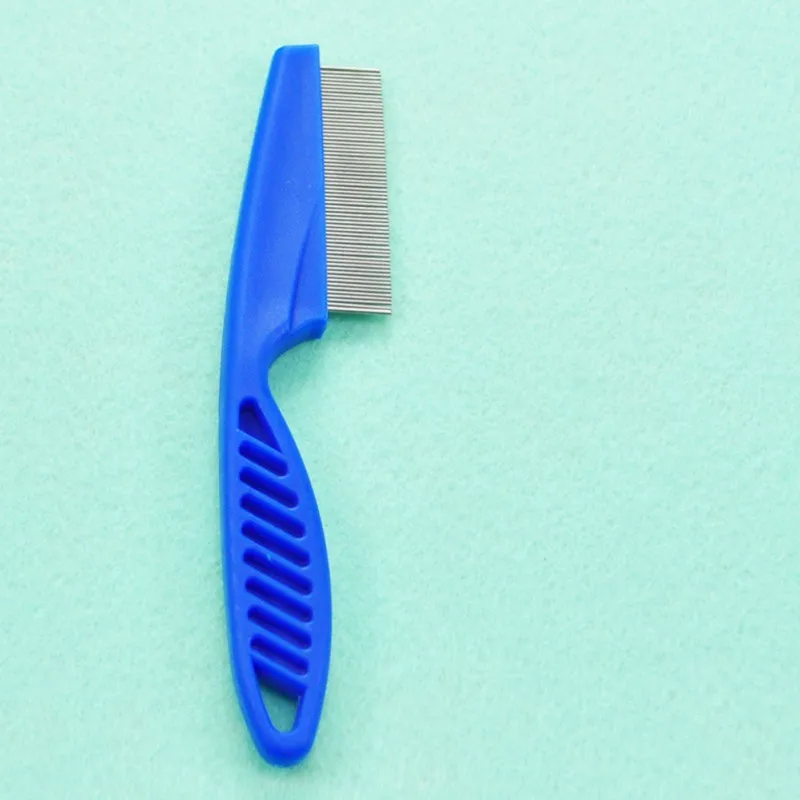 1pcs Dog Hair Comb Removed Brush Grooming For Dogs Cat Pet Supplies Flea Combs Stainless Steel Teeth |