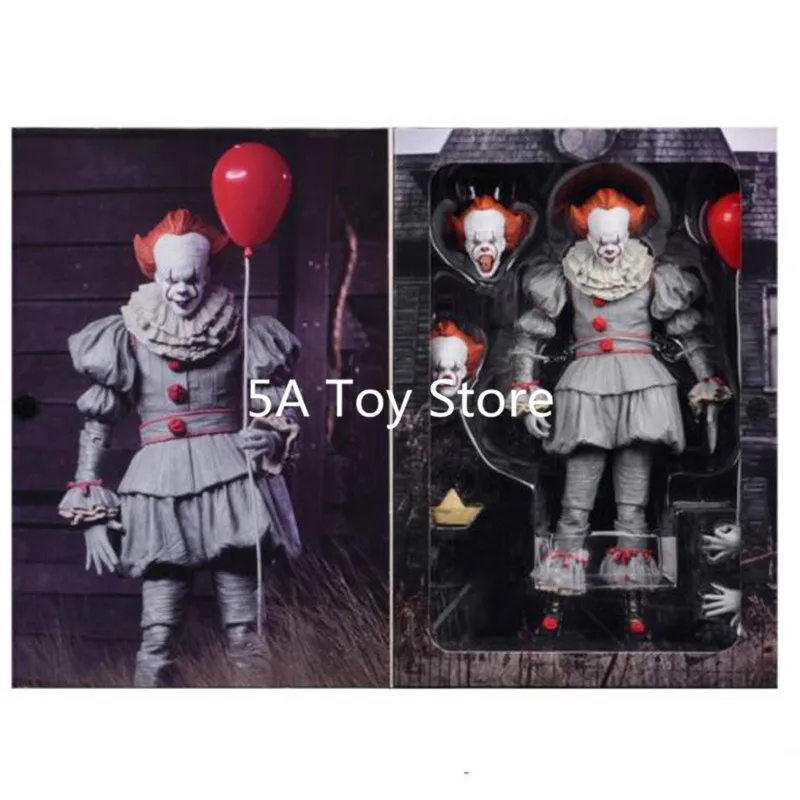 NECA Stephen King's It Pennywise Джокер фигурка игрушки куклы Фигурки Коллекционная модель