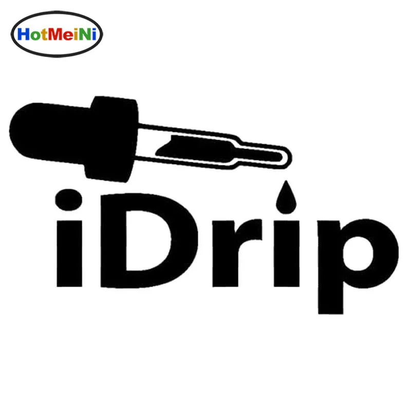 HotMeiNi iIDrip Наклейка Виниловая наклейка для автомобиля забавная Vape капельная Vapor Cloud