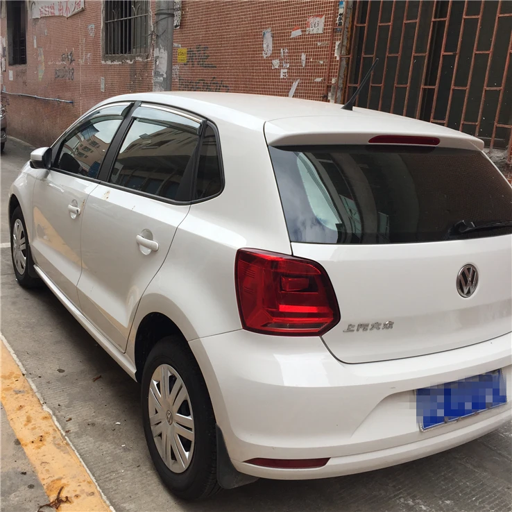 Пластиковый козырек для окон Polo отверстия защита от солнца и дождя Volkswagen