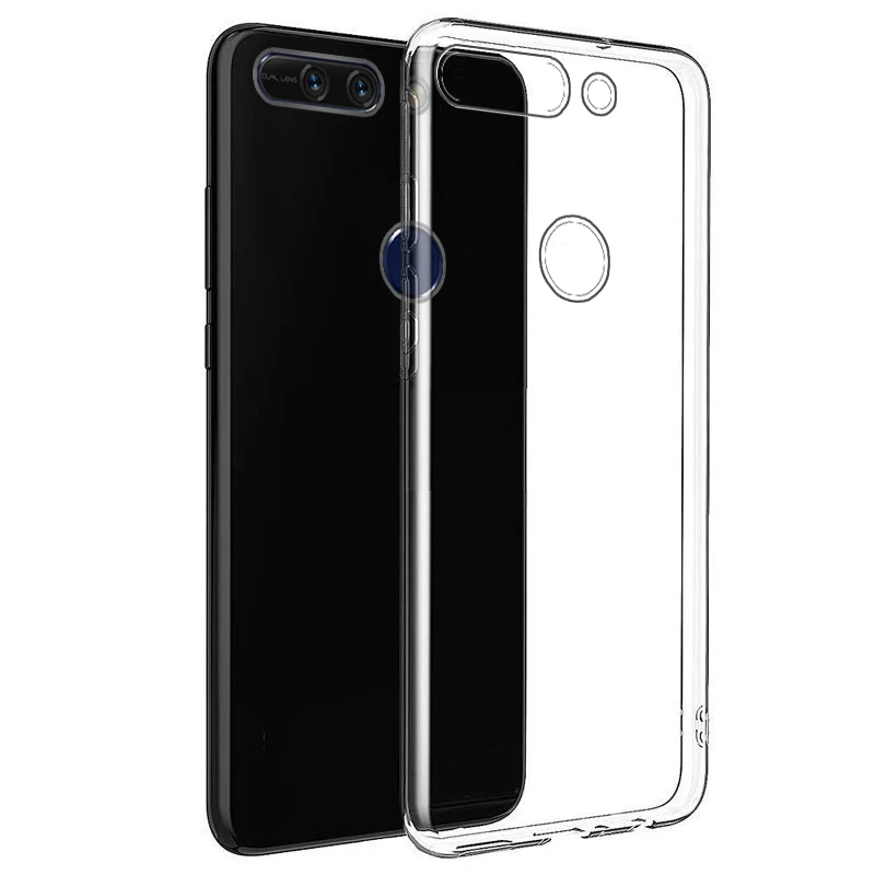 Простой прозрачный материал из ТПУ подходит для защиты от падения Huawei Honor 8PRO |