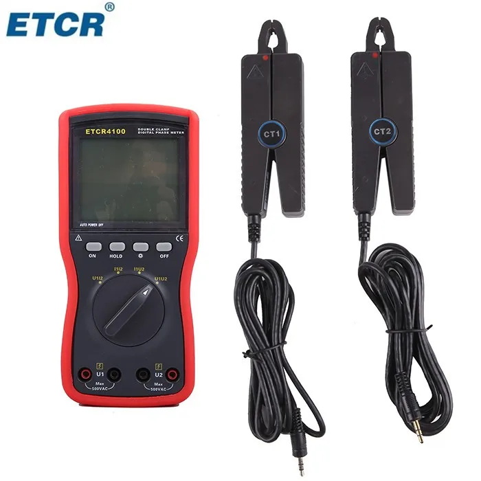 Гуанчжоу Иридиум Тай ETCR4100 двойной зажим Цифровой фазовый метр трехфазный фазный