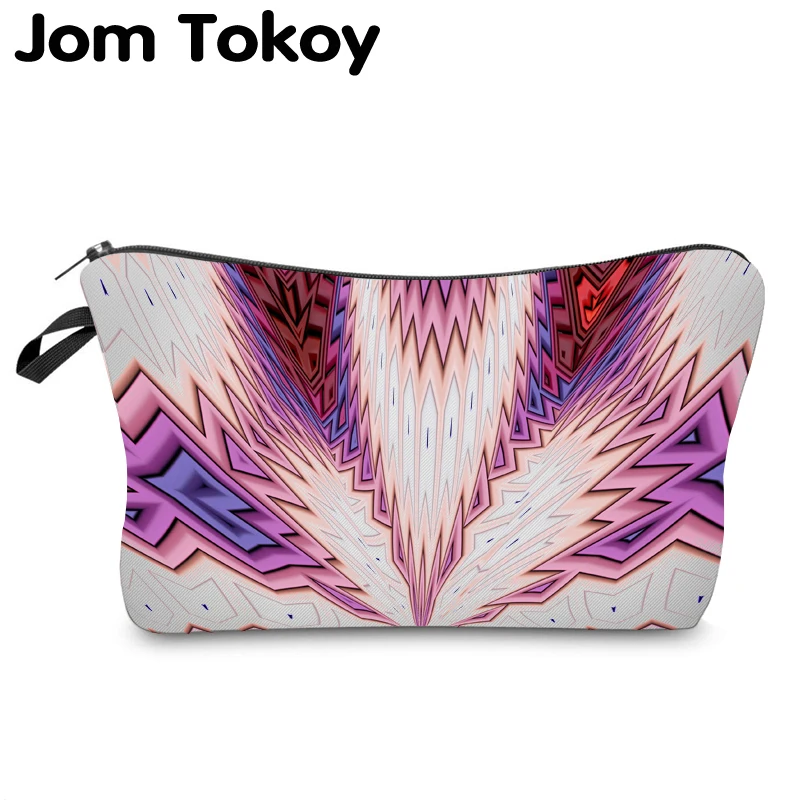 

Jom Tokoy Waterproof Cosmetic Organizer Bag Makeup bag Printing Graffiti Cosmetic Bag Fashion Women Multifunction Beauty Bag