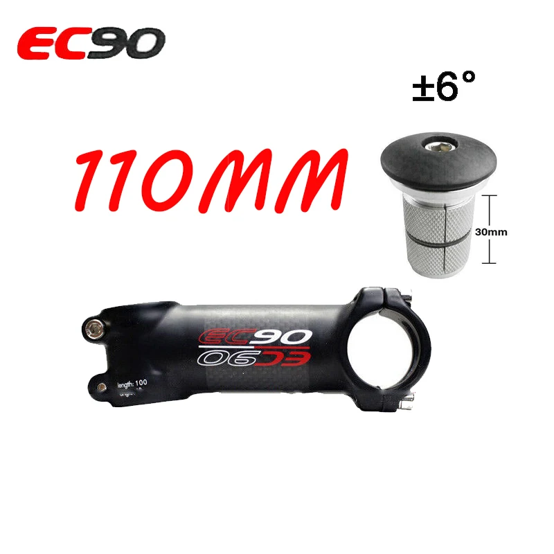 6 degrees-110mm EC90 6/17 градусов MTB дорожный велосипед стержень 60-120 мм 1-1/" насадка-расширитель для гарнитуры верхняя крышка руля велосипеда регулируемые Рули велосипеда - Цвет: 6 degrees-110mm