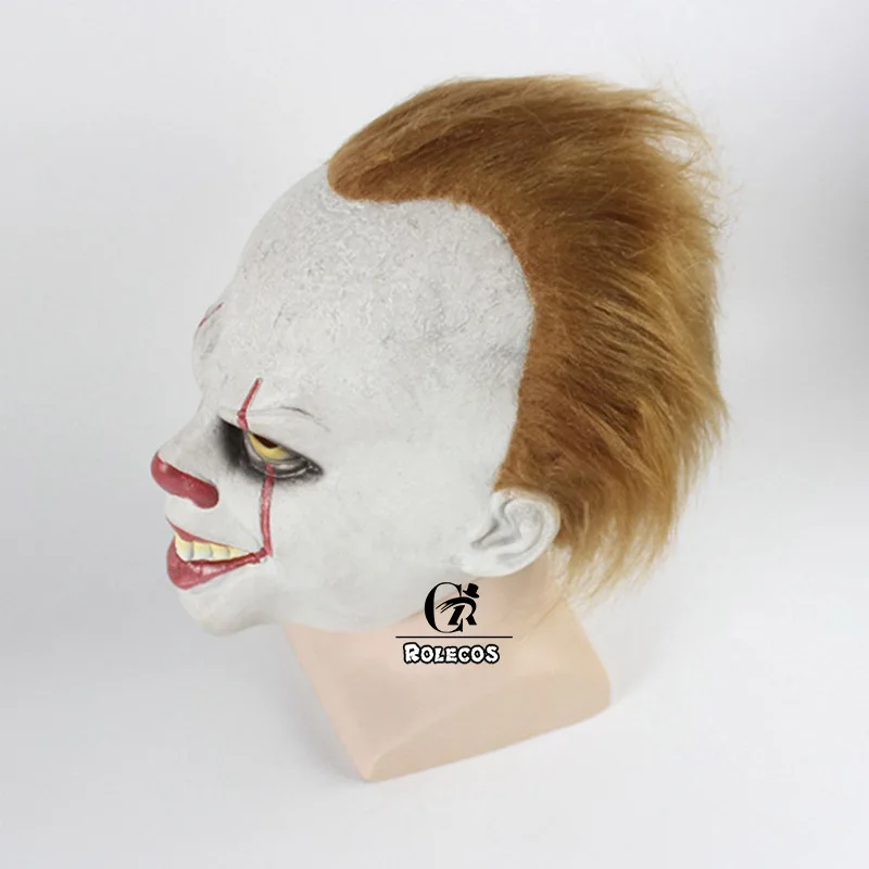 ROLECOS Stephen King's It маска Pennywise Косплей Маска латексная террор клоун страшные маски