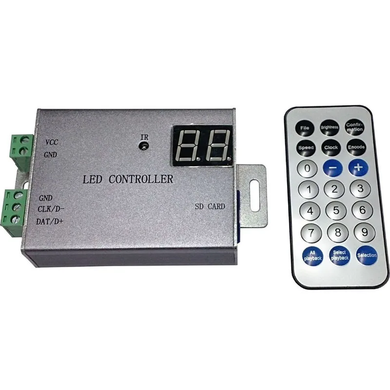 Светодиодный контроллер с поддержкой WS2812 WS2811 APA102 DMX512 et1 1 4096 пикселей