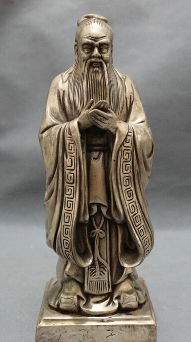 Быстрая доставка USPS в сша S1426 китайская серебряная знаменитая статуя грандиозной