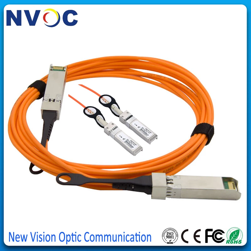 Бесплатная доставка 2 шт./лот 40 г QSFP-QSFP 850нм ММФ волокно 1 м 3 5 7 15 OM2 AOC активный