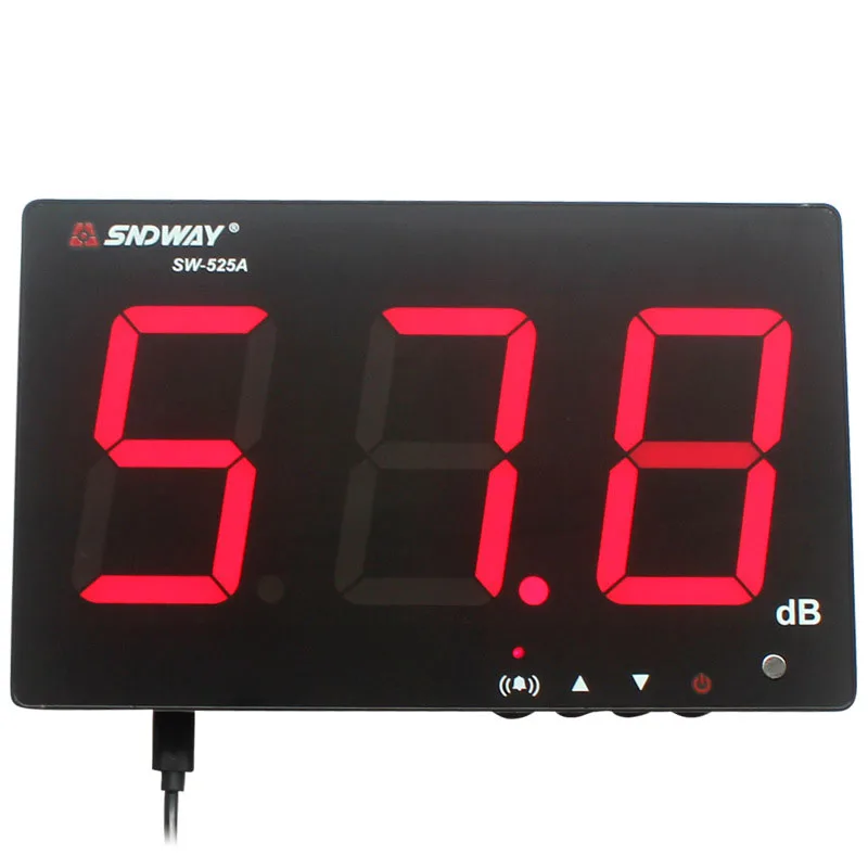SNDWAY цифровой измеритель уровня звука 30 ~ 130db шум дБ метр измерения большой экран