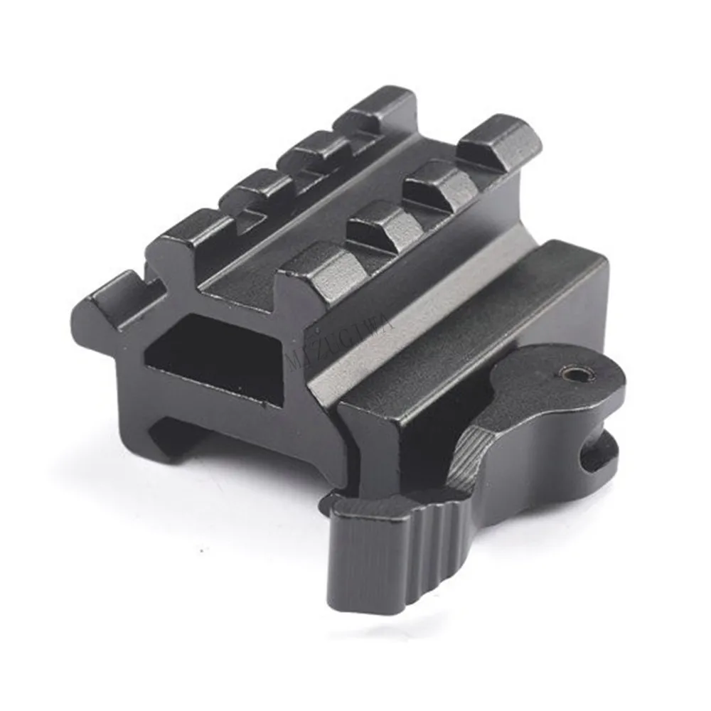 Тактический AR 15 Dual Rail 45 градусов 90 смещение Пикатинни Riser крепление с Quick Release