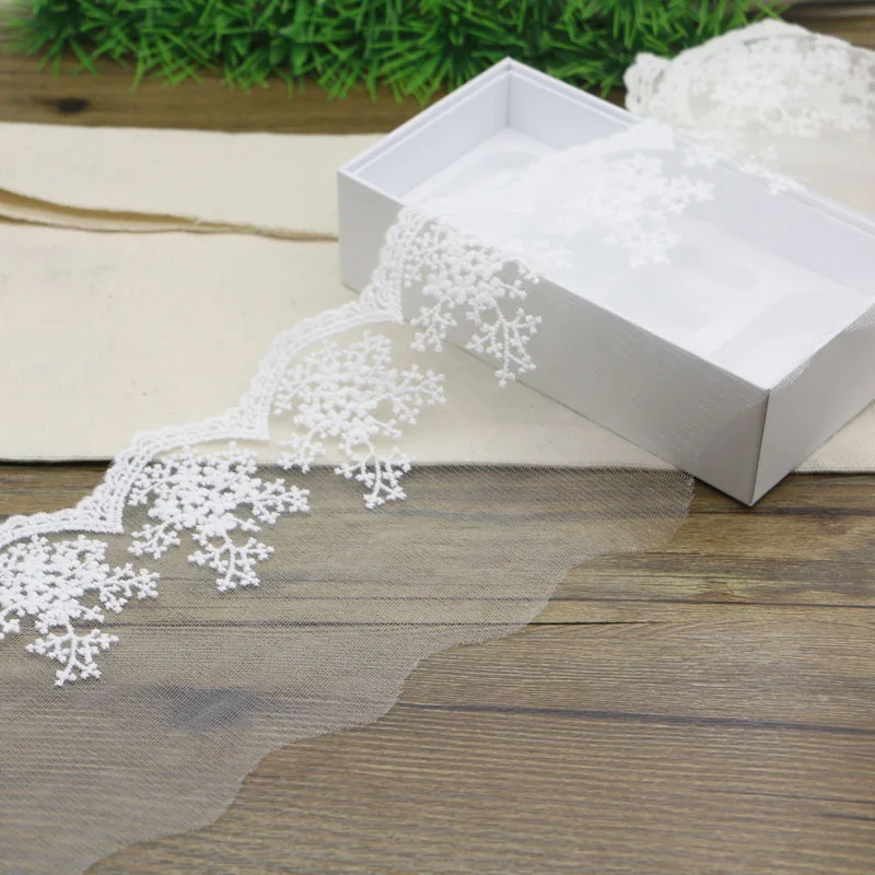 2 ярда/Лот кружевная белая Милая Кружевная отделка сделай сам материалы для