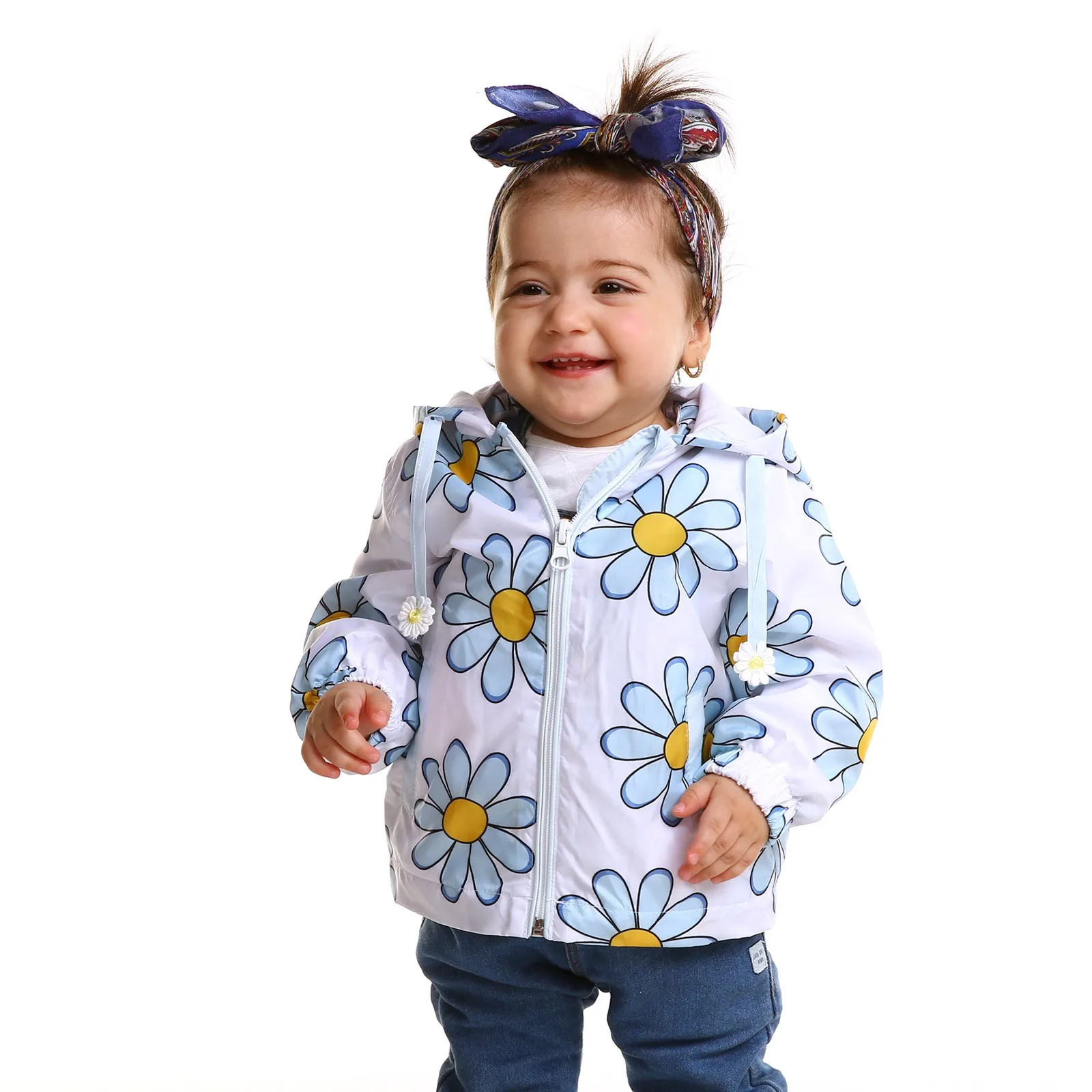 Ebebek Verscon Daisy/дождевик с принтом для маленьких девочек| |