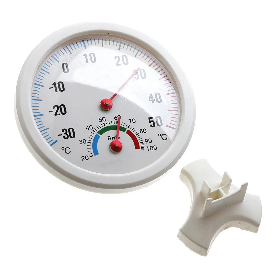 Термометр Гигрометр измеритель влажности и температуры в белом корпусе с
