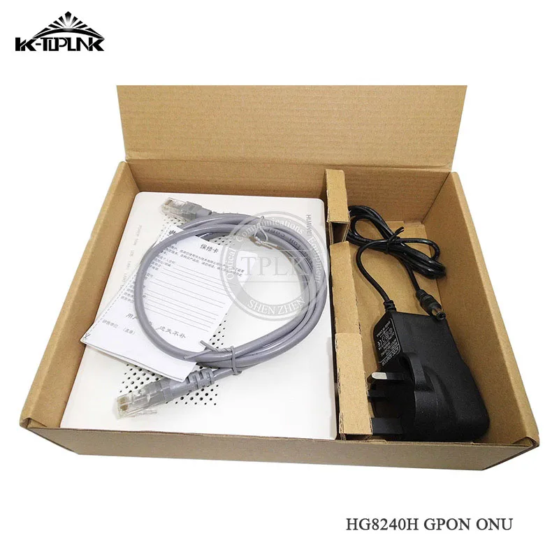 100 шт. модем HUA WEI HG8240H GPON ONU ONT4GE/ 4FE/1GE + 3FE 2TEL волоконно-оптический сетевой терминал