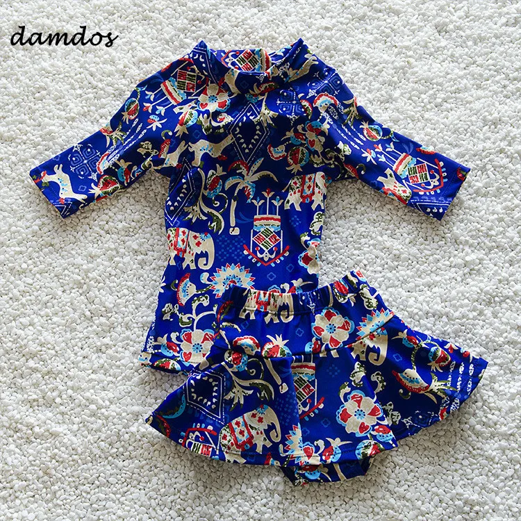 

2019 Kid's Bikini Girls Swimwear Summer Dress Two-piece Swimsuit Beachwear Bath Suit Girls Swimming for Children Wear Cover-ups