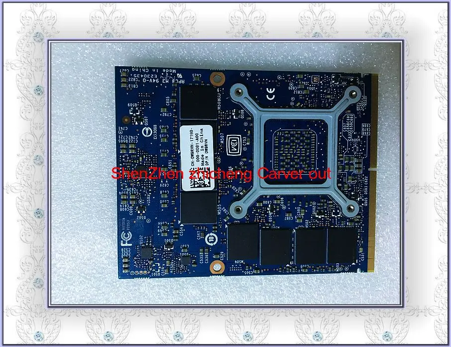 Для ноутбука DELL M17X R5 M18X R3 W9RVN 0W9RVN GTX880M GTX 880M N15E-GX-A2 DDR5 8 Гб видеокарта | Компьютеры и