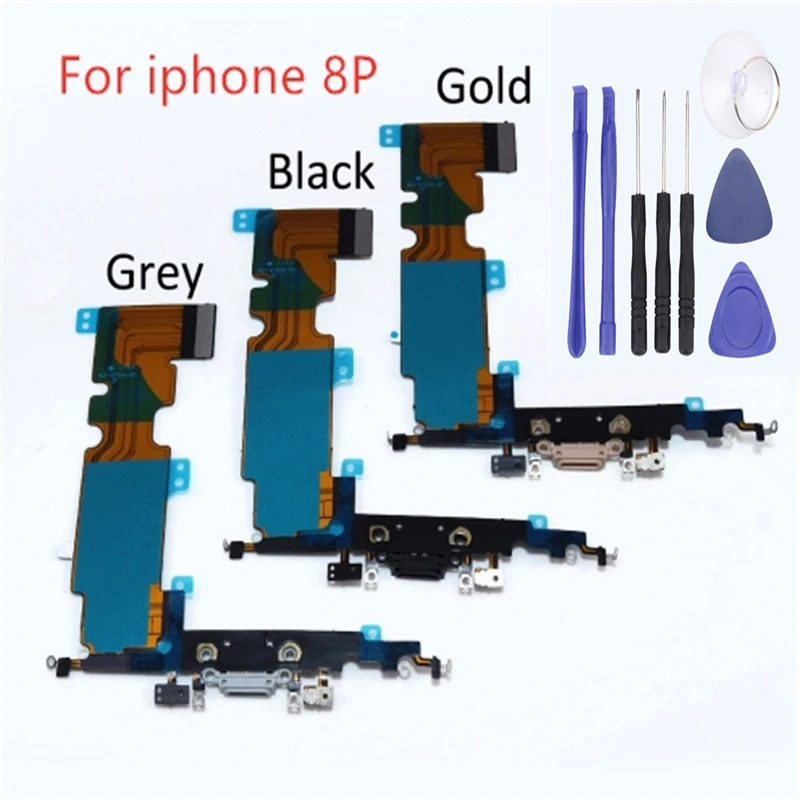 1 шт. зарядный разъем для iphone 8 plus порт USB док Замена кабеля|Шлейфы мобильных