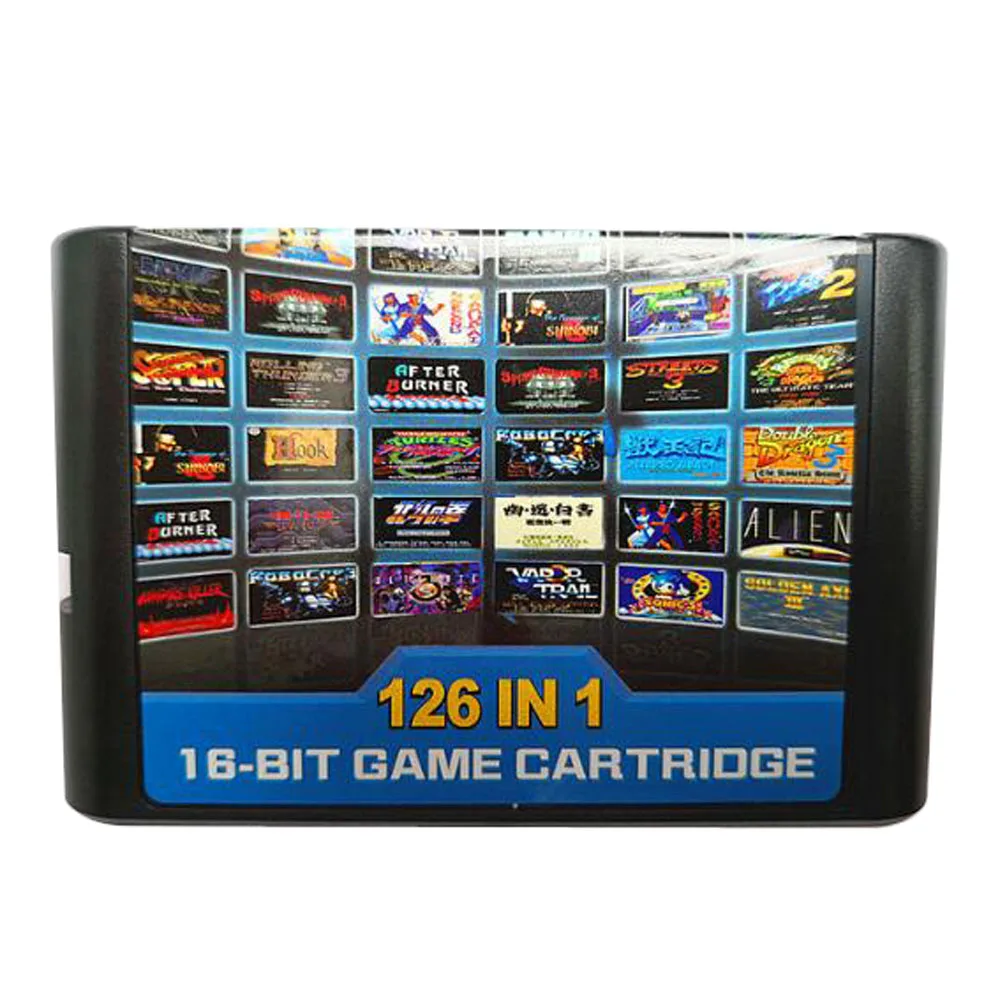 10 шт. в партии для Sega Mega Drive 126 1 игровая карта/картридж 16 бит MD карта Genesis|Картриджи|