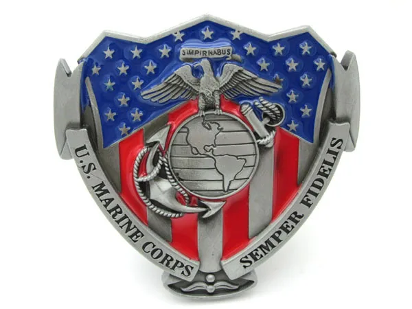 US Marine Corps Belt Buckle Semper Fi Marines Fidelis | Дом и сад