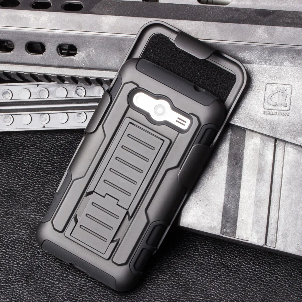 BROEYOUE Case For Samsung Galaxy Core 2 Future Holster Hybrid Hard Cover Core2 G3559 G355h Phone Cases | Мобильные телефоны и