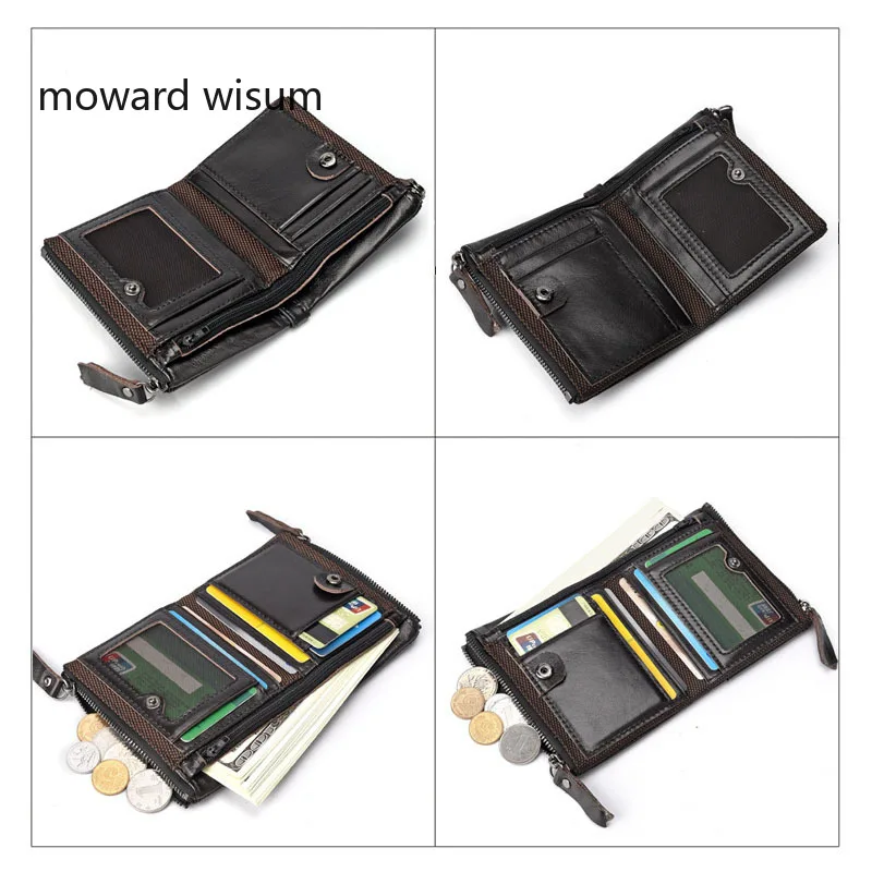 2019 деловой мужской телефон кошелек для кредитных карт подлинный кожаный мешочек