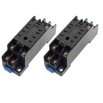 2 шт. PYF08 35 мм DIN Rail основание релейного разъема 8 Pins для HH52P MY2NJ | Обустройство дома