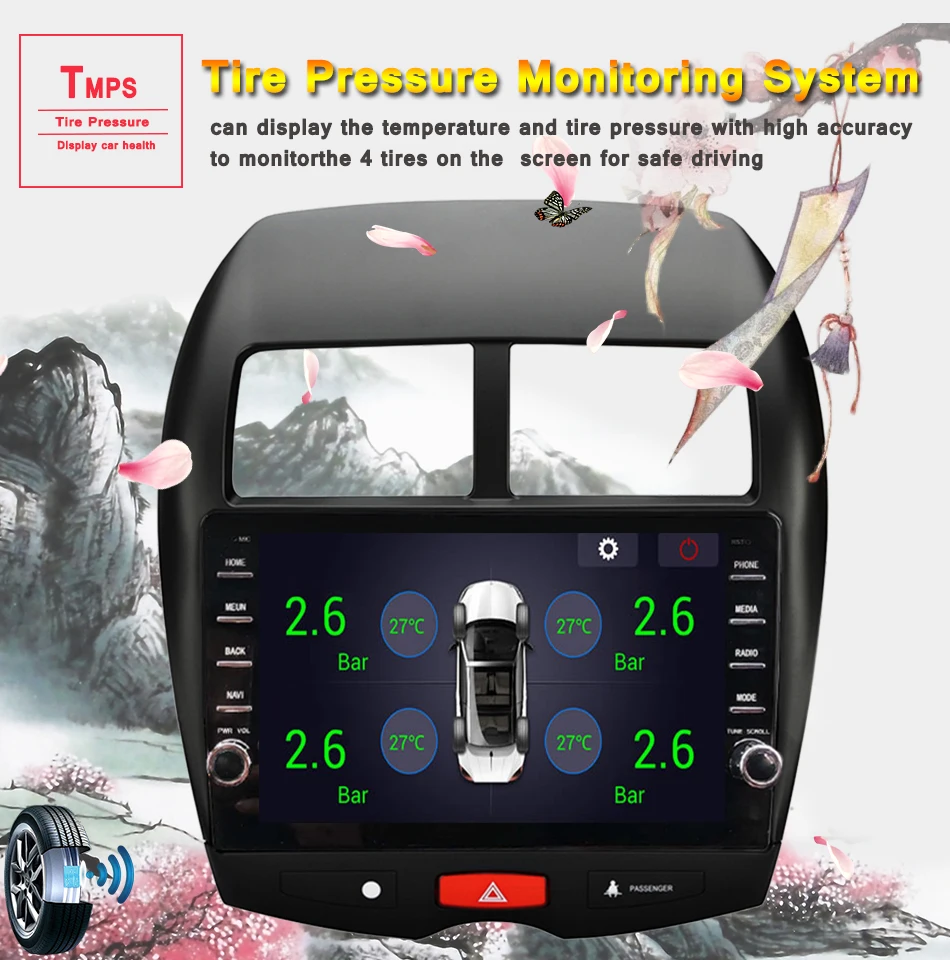 Android 10,0 2 din Автомобильный Радио Мультимедиа dvd для Mitsubishi ASX 2011- Восьмиядерный 4G+ 64G Автомобильный gps плеер 8 ядерный головное устройство