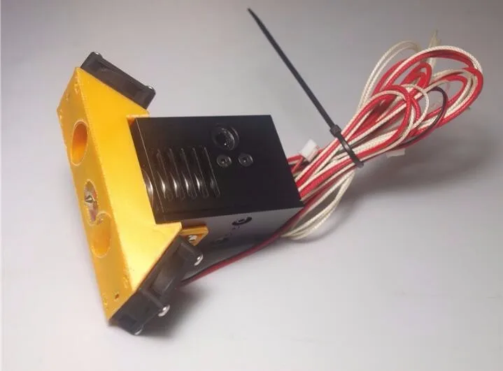 DIY UM2+ Ultimaker 2+ расширенный+ плюс V6 алюминиевого сплава сменных UM2 крепление полный комплект металлический черный цвет держатель