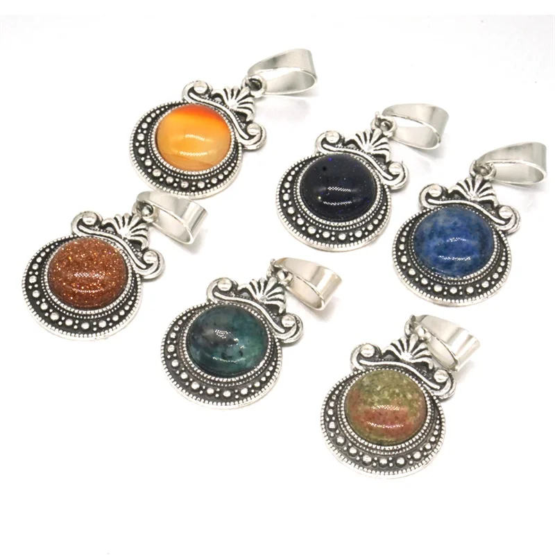 Винтажные подвески в виде короны из натурального камня 12 мм 20 цветов | Украшения и