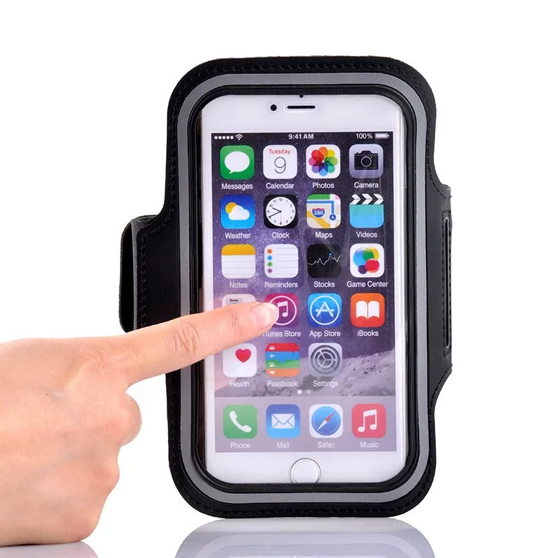 

Arm Running Bag 5.5" Waterproof Running Accessories Phone Bag for Outdoor Gym Phone Cover for iPhone 8 Plus Armband WX071