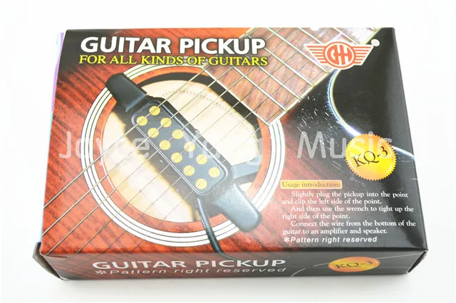 QH KQ-3 Acoustic Guitar Pickup Wire Amplifier Speaker Pickups Free Shipping | Спорт и развлечения