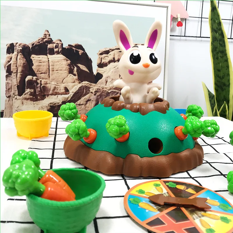 Выдвижная игрушка в форме моркови бампер кролика забавные игрушки редиса