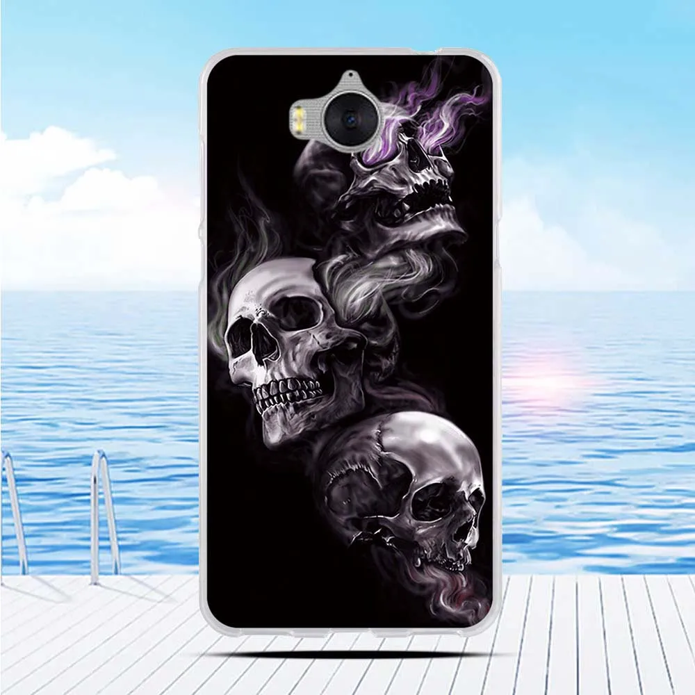 Чехол для Huawei Y5 2017 Y6 Honor 6 Play чехол с 3D рельефным принтом цветов Мягкий силиконовый
