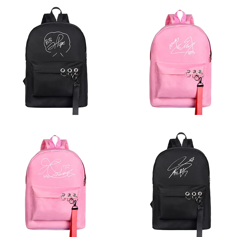 Новинка KPOP suga jungkook Jimin V фирменный холщовый рюкзак kpop корейский стиль Мужские и
