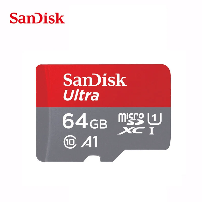 Карта памяти MicroSD SanDisk Ultra 128 ГБ 64 16 200 32 класс 10 МБ/с. UHS-I microSDXC SDHC 100% оригинал