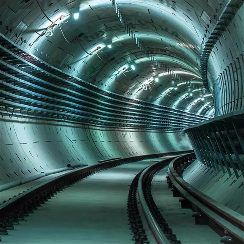 Обои на заказ 3D стерео фотообои расширение туннель гостиная спальня фон