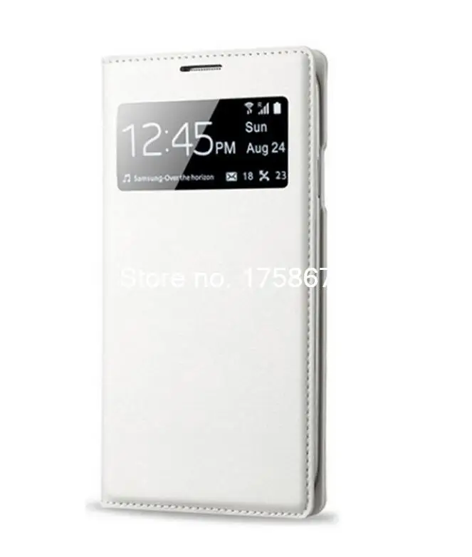 Кожаный чехол с откидной крышкой для Samsung Galaxy S4 SIV i9500 Функцией ожидания цвет