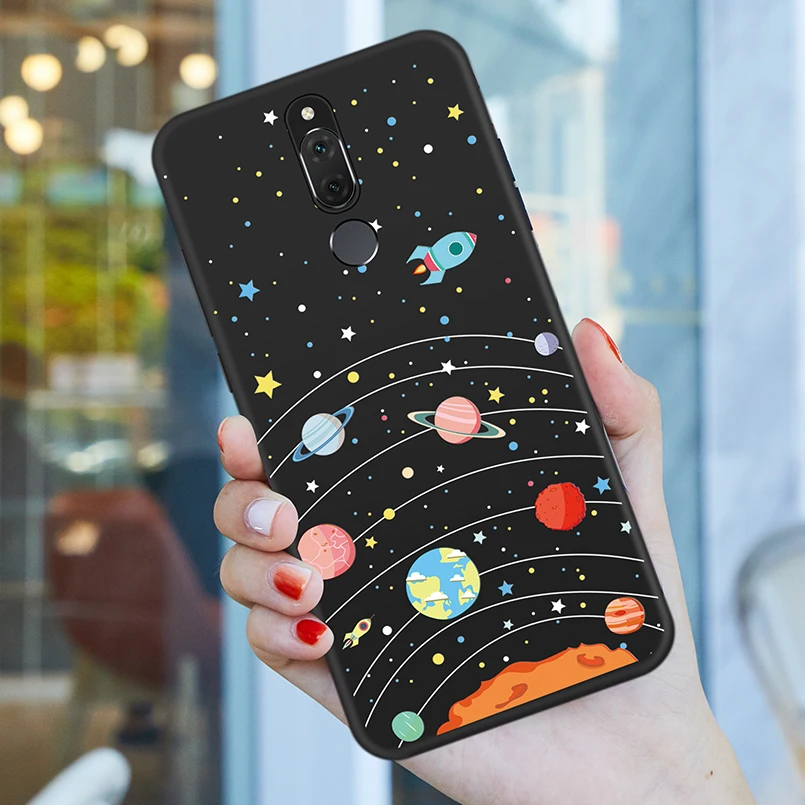 ASINA Cute Case For Huawei Nova 2i Cover Silicone Shockproof Bumper 3i 3 3D Relief Space Star Phone Cases |