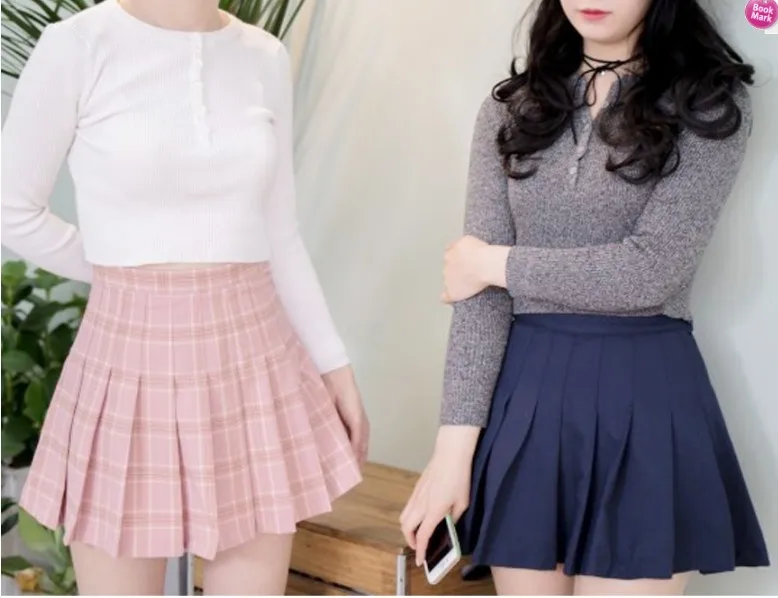 2017 осенне-зимняя плиссированная Асимметричная юбка для девочек школьницы