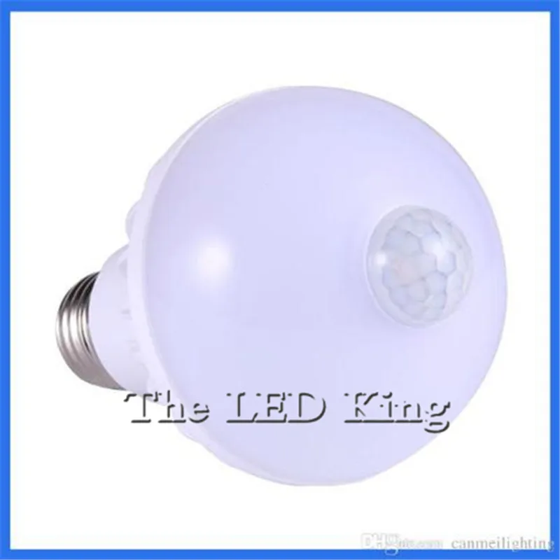 Светодиодная лампа E27 с инфракрасным датчиком движения/звука автоматический